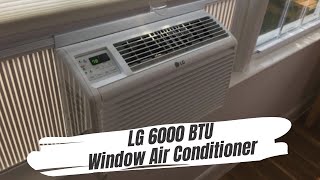 LG 6000 BTU 115V Window Air Conditioner Review, Test | LG Window Air Conditioner