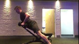 Will Davis Training - Incline DB Row