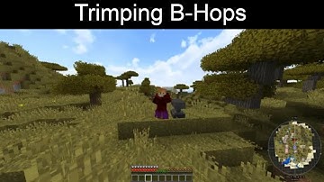 Minecraft Squake Mod Testing - Cumulative Trimping Bunny Hops
