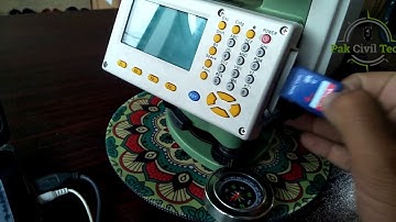 how to import data from foif total station to computer