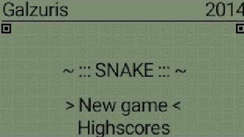 Java Game Snake - J2me Loader