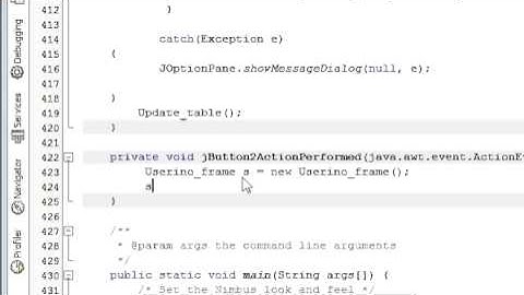 Java prog#15 How To Open New Jframe From A jButton in Netbeans java