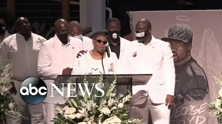 George Floyds aunt speaks at his funeral
