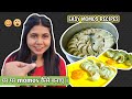   veg momos banane ka    how to make veg steamed momos  momorecipe vlog anjuprasad