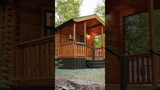 Shenandoah - Tiny Home Log Cabin on Wheels  #tinyhouse #logcabin #cabin