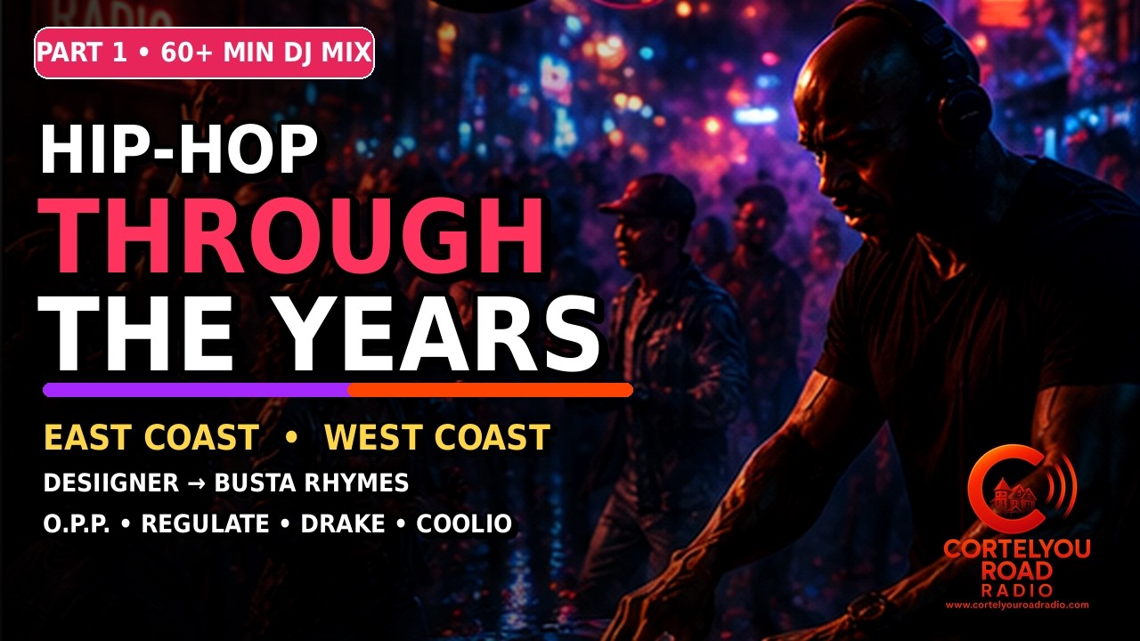 Hip Hop Through the Years Part 1 — old school to new school DJ mix from Cortelyou Road Radio