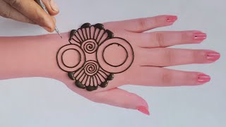 latest Mehandi design for back hand | easy and stylish beautiful mehandi design | new mehndi 2023 screenshot 1