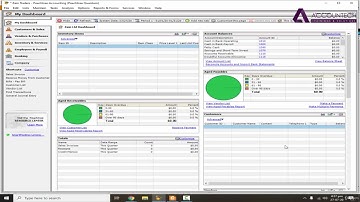 Customizing Dashboard in Peachtree #PeachTree #sage50 #AccountingSoftware