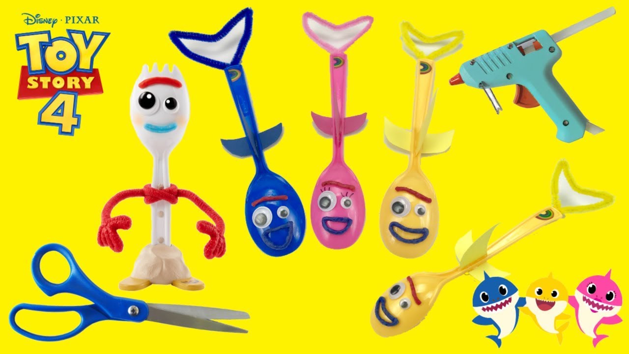 Custom Baby Shark Forky Toy Story 4 