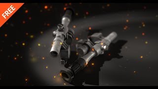 Lowpoly PBR PSO Sniper Rifle Scope FOR FREE