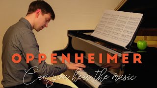 Video thumbnail of "Can you hear the music - Oppenheimer piano cover"