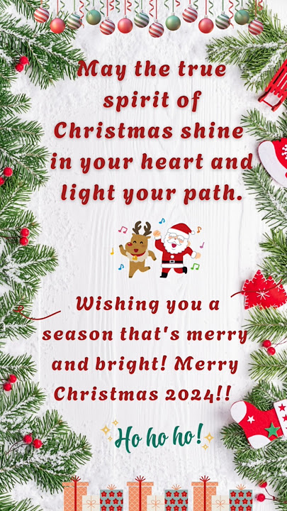 Christmas wishes in English 2024 | Merry Christmas 2024 | Christmas wishes Quotes and messages 2024