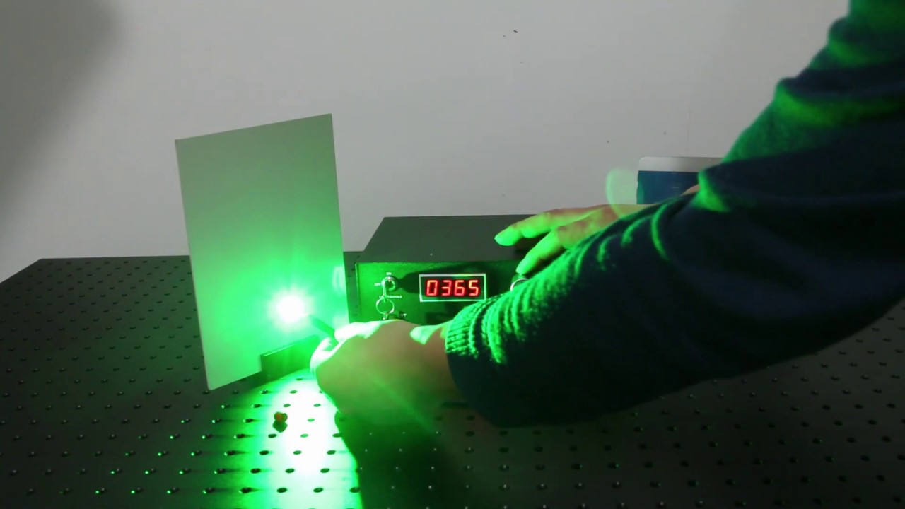 532nm 500mw Green Fiber Coupled Raman Laser 0.1nm Narrow Linewidth
