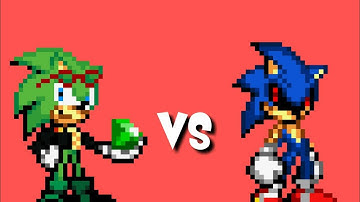scourge vs Sonic.exe (animação Sprite)