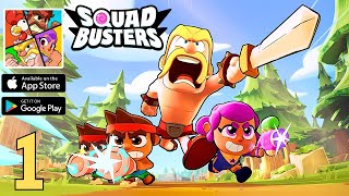 Squad Busters - Global Launch | Gameplay Walkthrough Part 1 (Android, iOS)