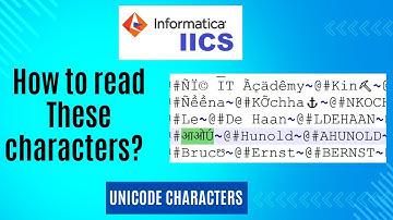 How to Read Unicode Characters in IICS |Informatica IICS Tutorial | Code page in Informatica IICS