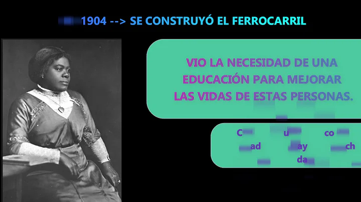 Breve historia de Mary McLeod Bethune - Espaol