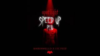 lil peep, marshmello-spotlight(speed up)