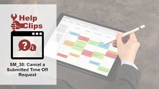 Infor WFM Cancel a Submitted Time Off Request in Admin Portal