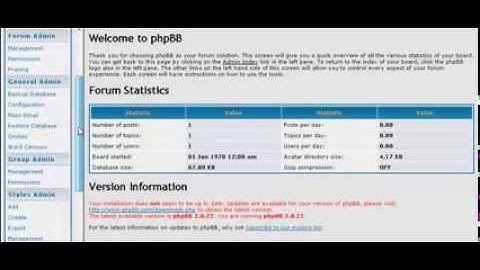 Options To Configure On A PHPBB Forum Site- Part 1