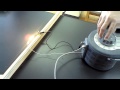 シャープペンシルの芯に電流を流す シャープペンシルの芯に電流を流す