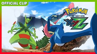 ash greninja vs mega sceptile pokmon the series xyz official clip