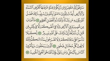 سورة الحديد من الآية 19 إلى الآية 24 بصوت القارىء الشيخ ياسر الدوسرى