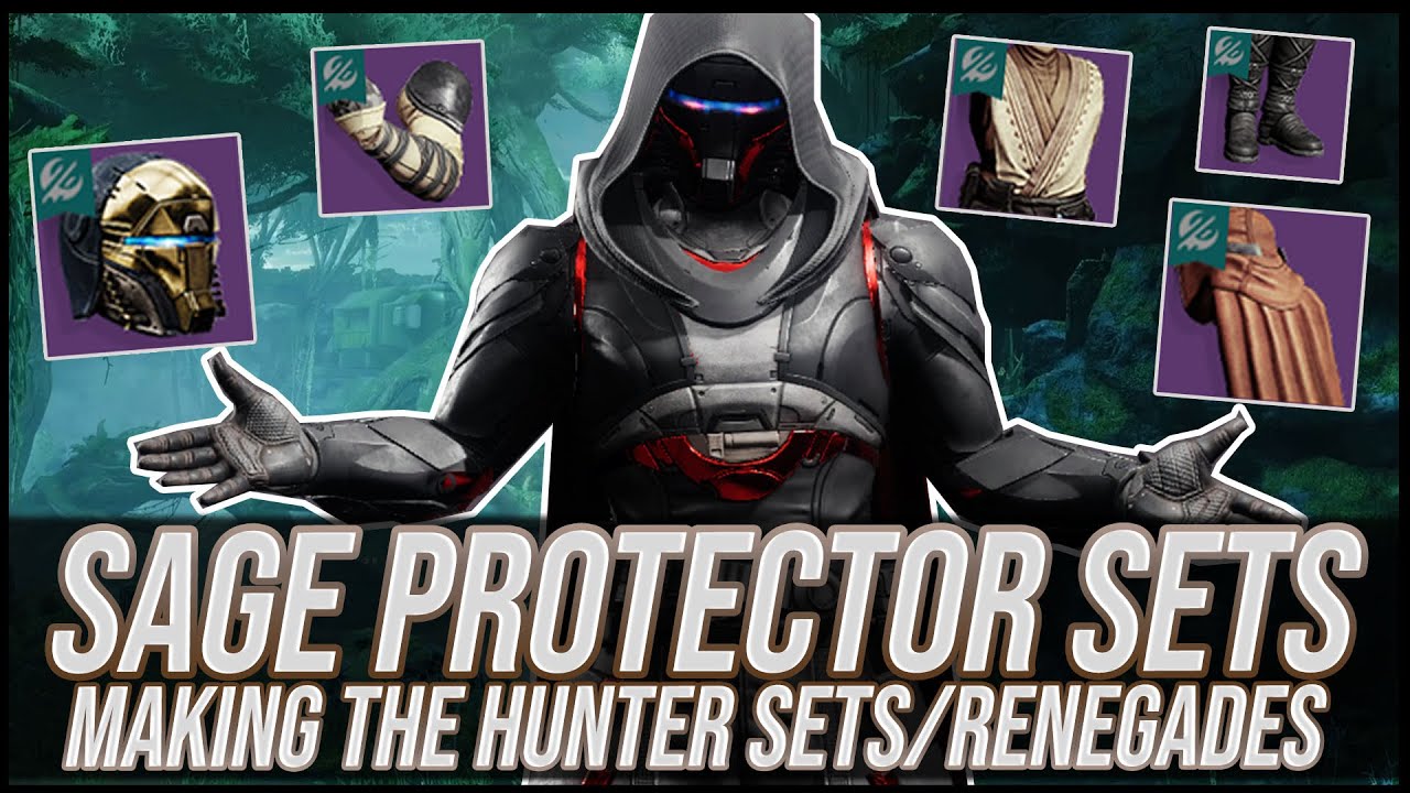 Sage Protector In A Computer Destiny 2: Making the Hunter Sage Protector Sets | Renegades - YouTube