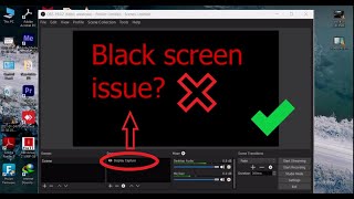 obs black screen display capture fix under 1min!|easy solution| windows 10|stream labs.