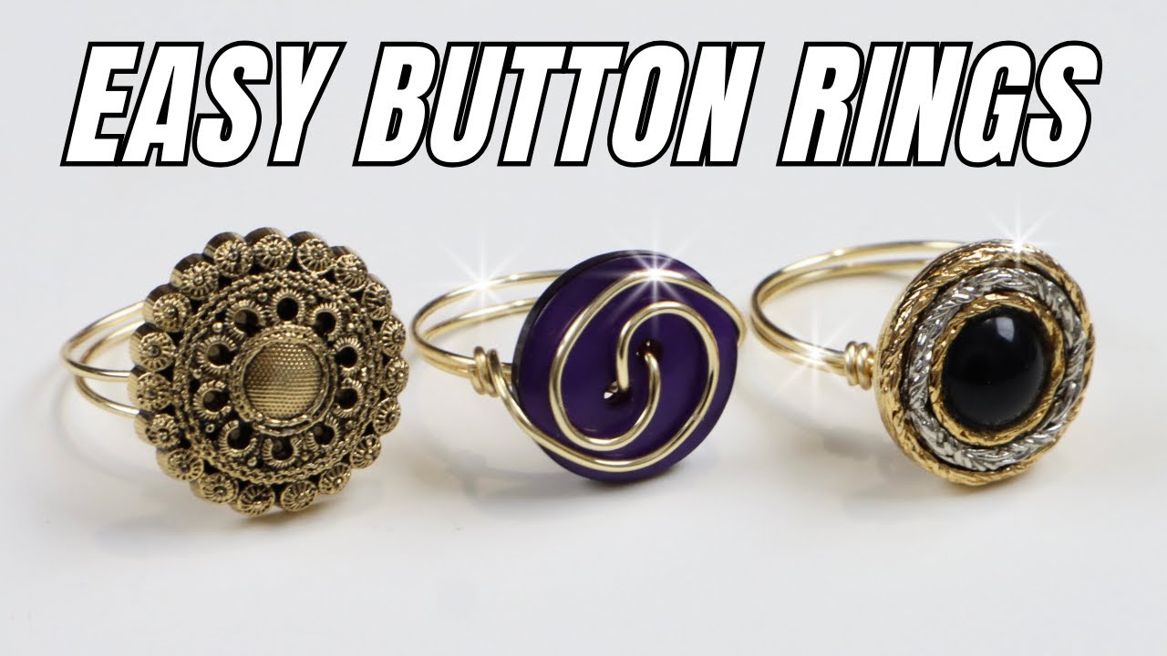 Самые простые кольца-пуговицы на свете!!!