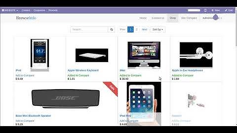 How to Compare Product list in Odoo Website? | Browseinfo | Odoo Apps Features #odoo #productlist