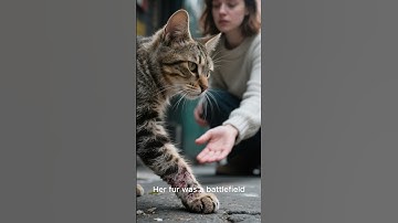 Zwerfkat vertrouwt mens voor het eerst na maanden op straat