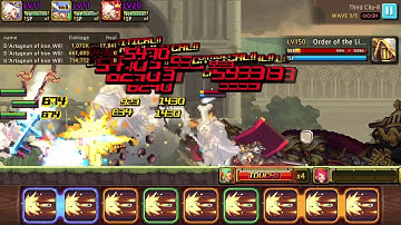 Crusaders Quest - 7-3-8H El Thalnos AFK - Dartagnan x3 Ibelin (Careful to headphone user)