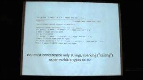 Python Bootcamp, Day 1, Video 2: Basic Training