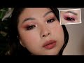 COLOURPOP SMOKE N&#39; ROSES PALETTE &amp; BRUSH ROLL 2 LOOKS | ASIAN HOODED EYES