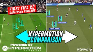 NEW FIFA 22 Gameplay Clip \& HyperMotion Comparison!