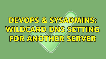 DevOps & SysAdmins: Wildcard DNS setting for another server