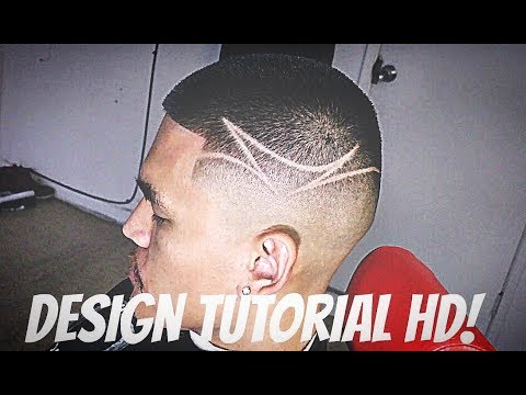 Barber Tutorial Freestyle Simple Design Hd