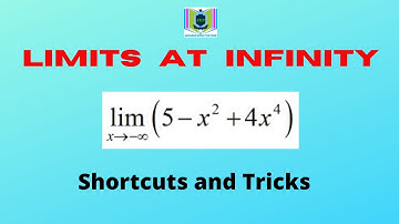 Limits at Infinity Part 1 (Shortcuts for polynomial functions)