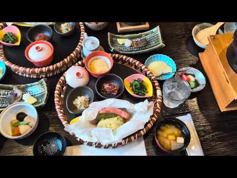 Minakami, Gunma (群馬県利根郡みなかみ町) - Japanese breakfast at Bettei Yaeno (別亭 やえ野) 2024 Nov. 26