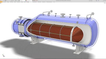 3D modeling for Extra parts By Autodesk inventor to add them to SEG Model for BKU Exchanger