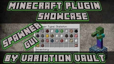Minecraft Bukkit Plugin - Spawner GUI - Change a spawner in a click!