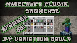 Minecraft Bukkit Plugin - Spawner GUI - Change a spawner in a click!