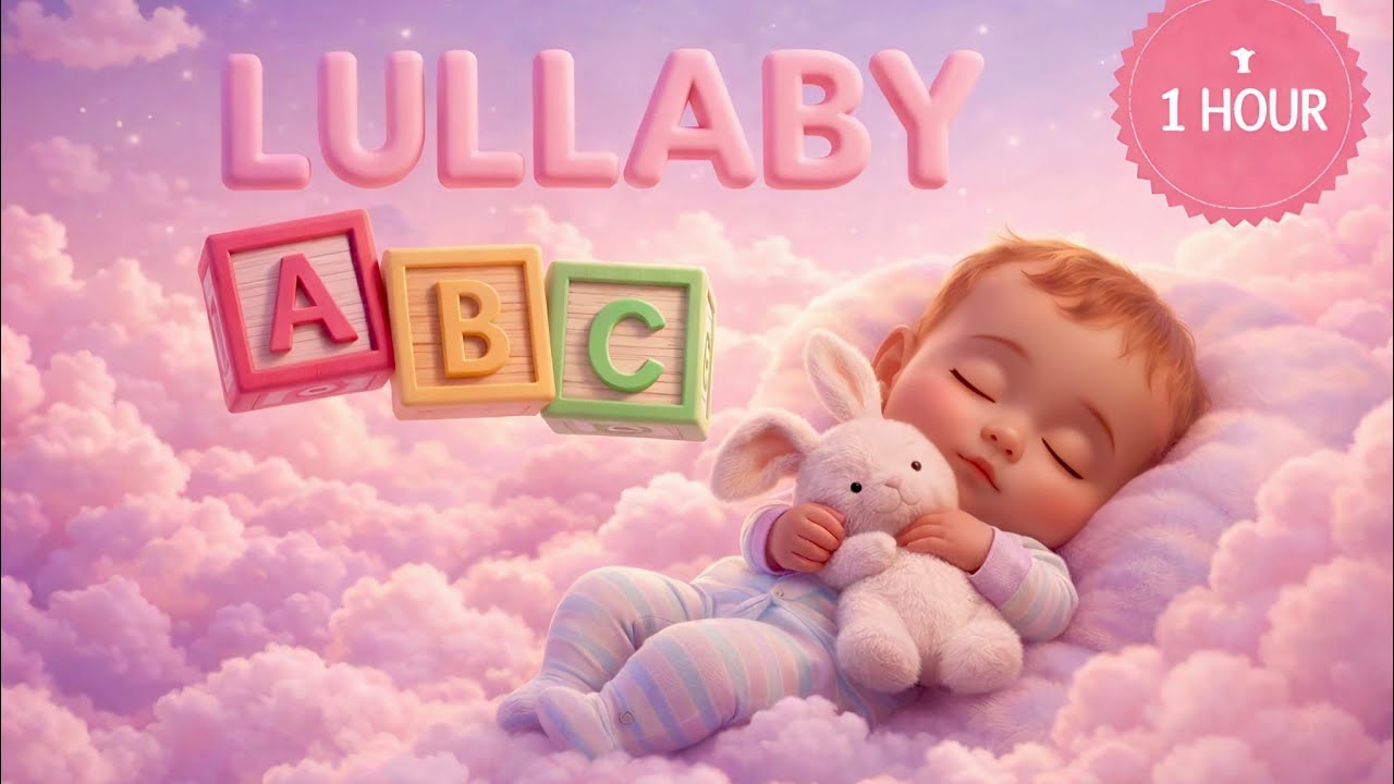 1 Hour ABC Song Lullaby - Relaxing Baby Sleep Music