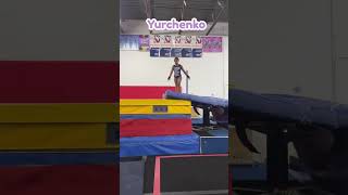 #10year #fypシ #gymnast #makethisgoviral #platinum #vault #yurchenko