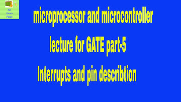 microprocessor and microcontroller lecture for GATE, ESE, PSU [IN HINDI] PART-5