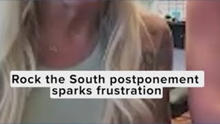 Ticket holders react after Rock the South postponed to October