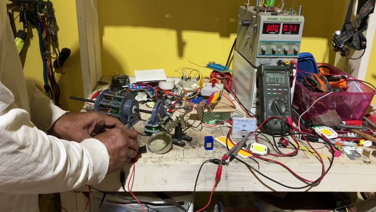 Back EMF create a oscillating magnetic field it can generate voltage and spin very interesting find