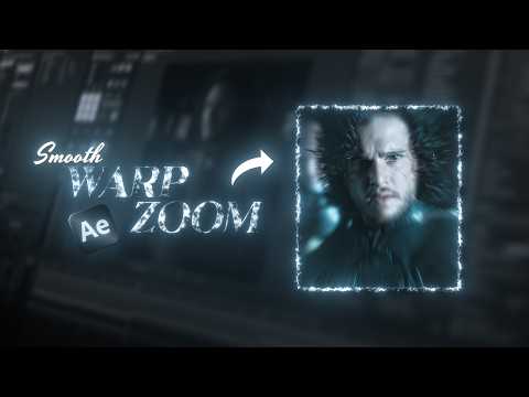 Smooth Warp Zoom In After Effect | Tutorial #aftereffects