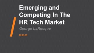 Download Lagu #HRTechTank: Emerging and Competing in the HR Technology Market Download Lagu #HRTechTank: Emerging and Competing in the HR Technology Market